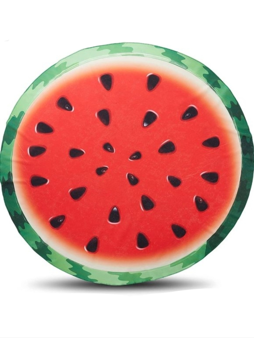 60 Inch Watermelon Beach Towel 5ft Red Round Pool Vacation Kids Fun Novelty